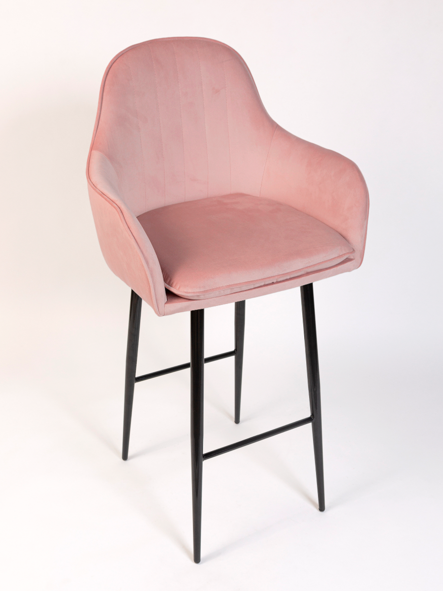 Барный стул САНРАЙС пыльно-розовый