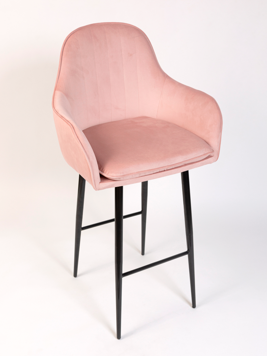 Барный стул САНРАЙС светло-розовый