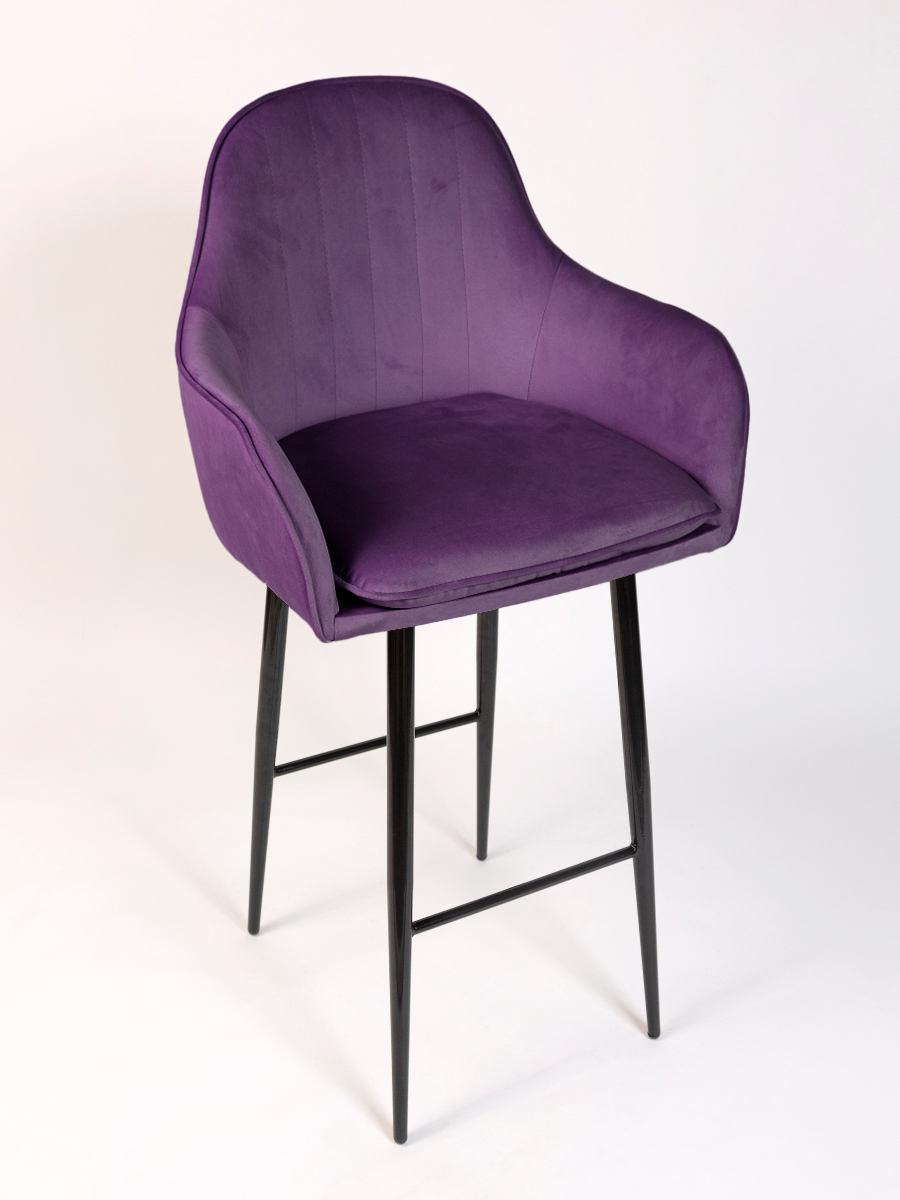 Барный стул САНРАЙС фиолетовый