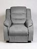 Кресло реклайнер велюр мехническое  Masscomplekt цвет  светло-серый
