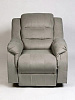 Кресло реклайнер велюр мехническое  Masscomplekt цвет серый