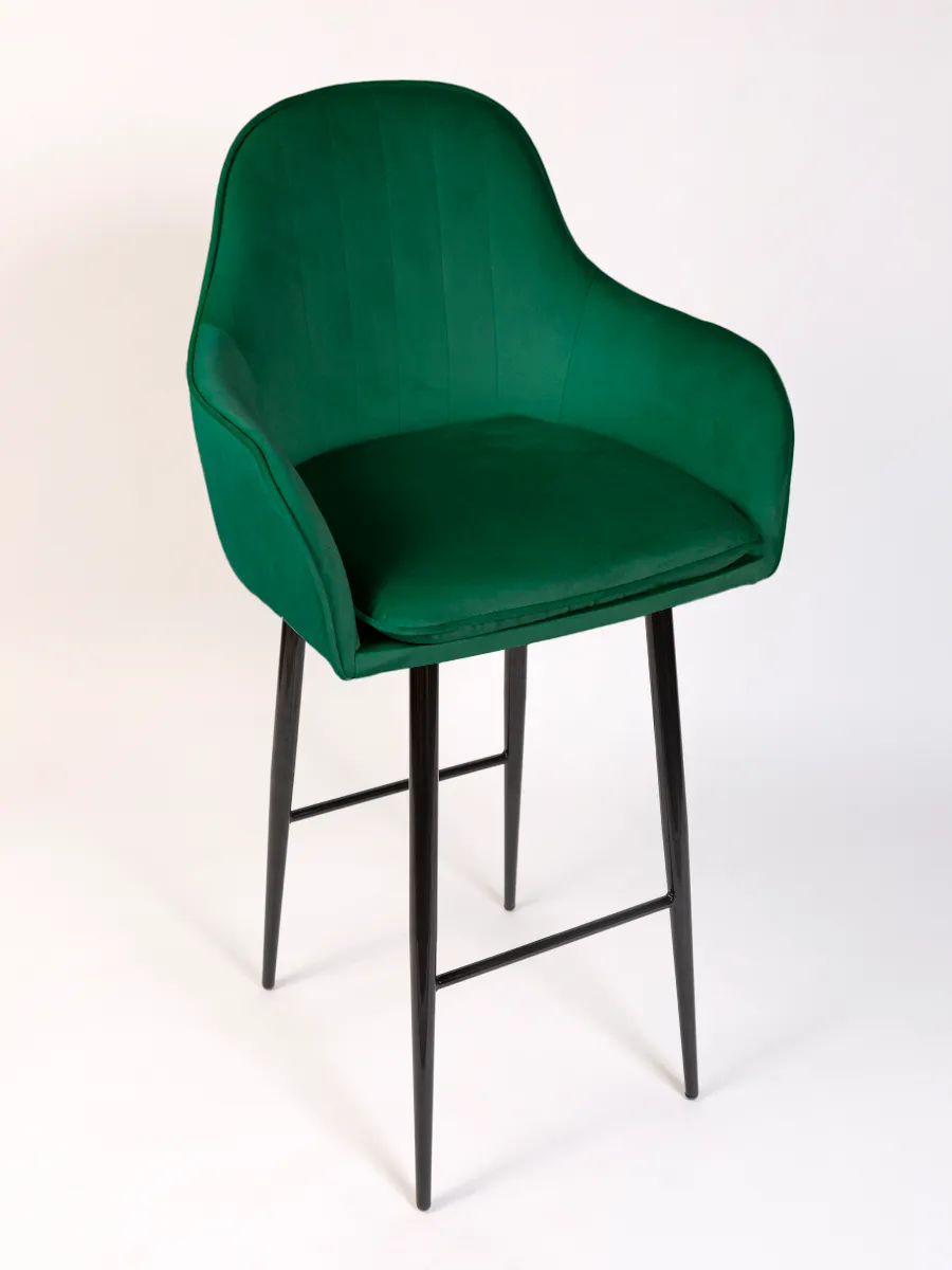 Барный стул САНРАЙС темно-зеленый